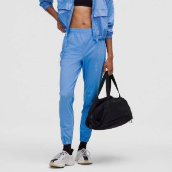 Lululemon Adapted State Perforated High-Rise Jogger In Pool Party Blue Size 6 - Picture 1 of 7